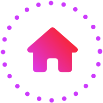 Gradient home icon