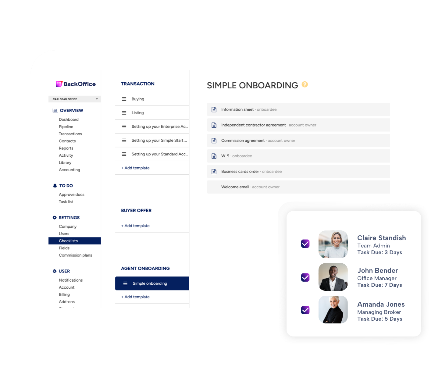 BoldTrail BackOffice Get New Agents Up and Running