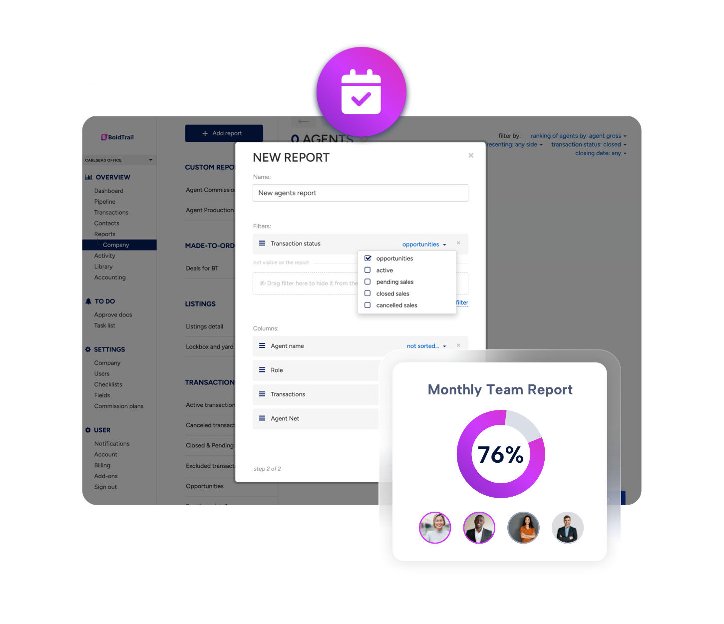 BoldTrail BackOffice Team Management