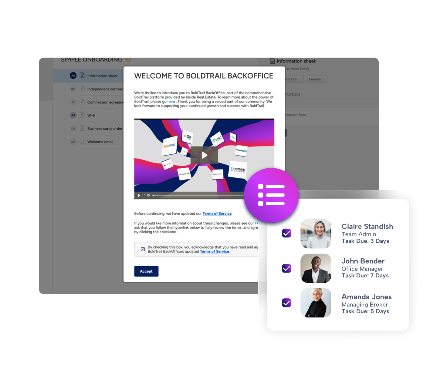 BoldTrail BackOffice Smooth Onboarding