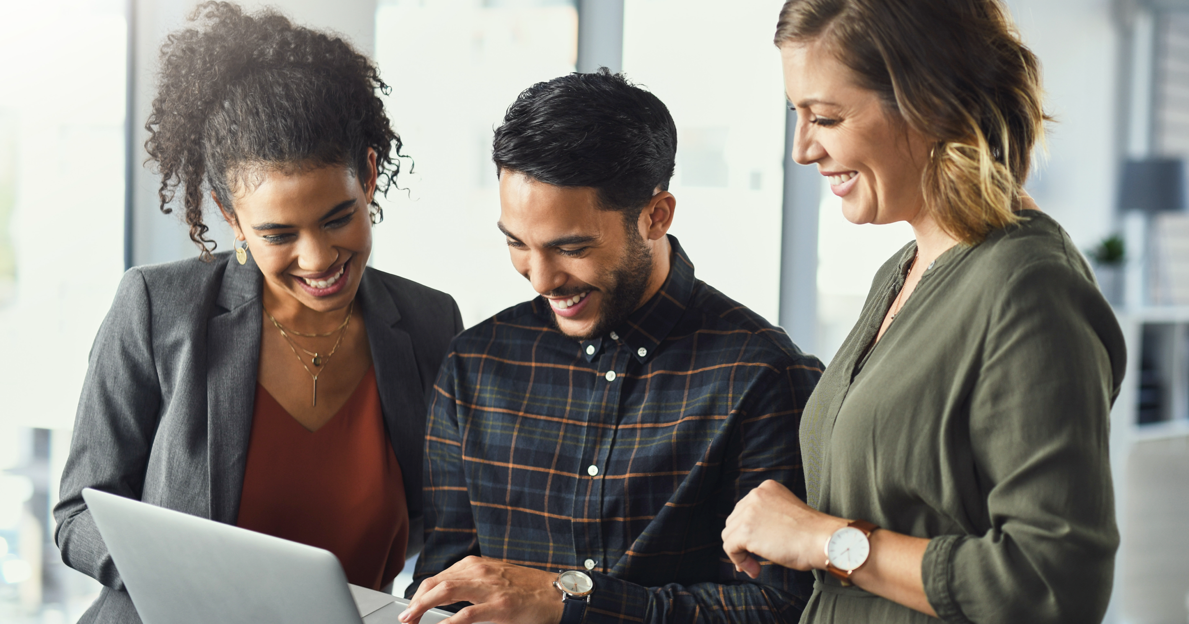 Smiling professional