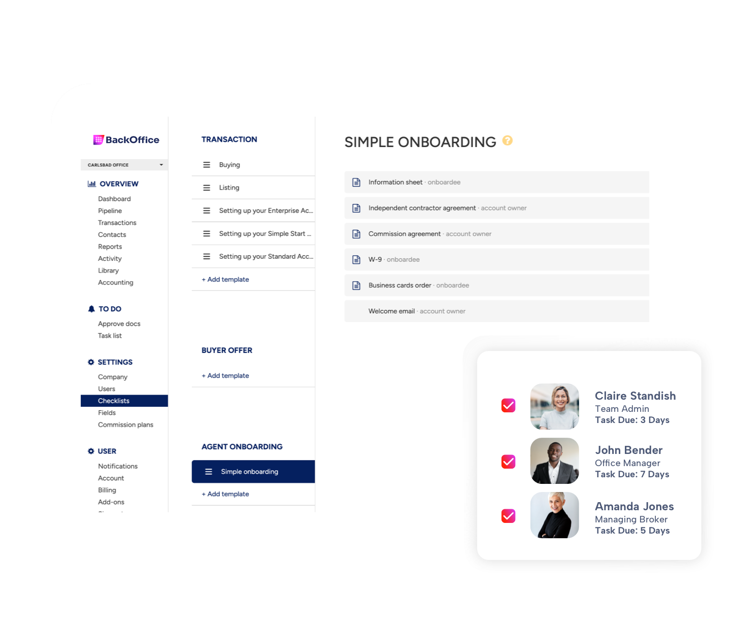 BoldTrail BackOffice Get New Agents Up and Running
