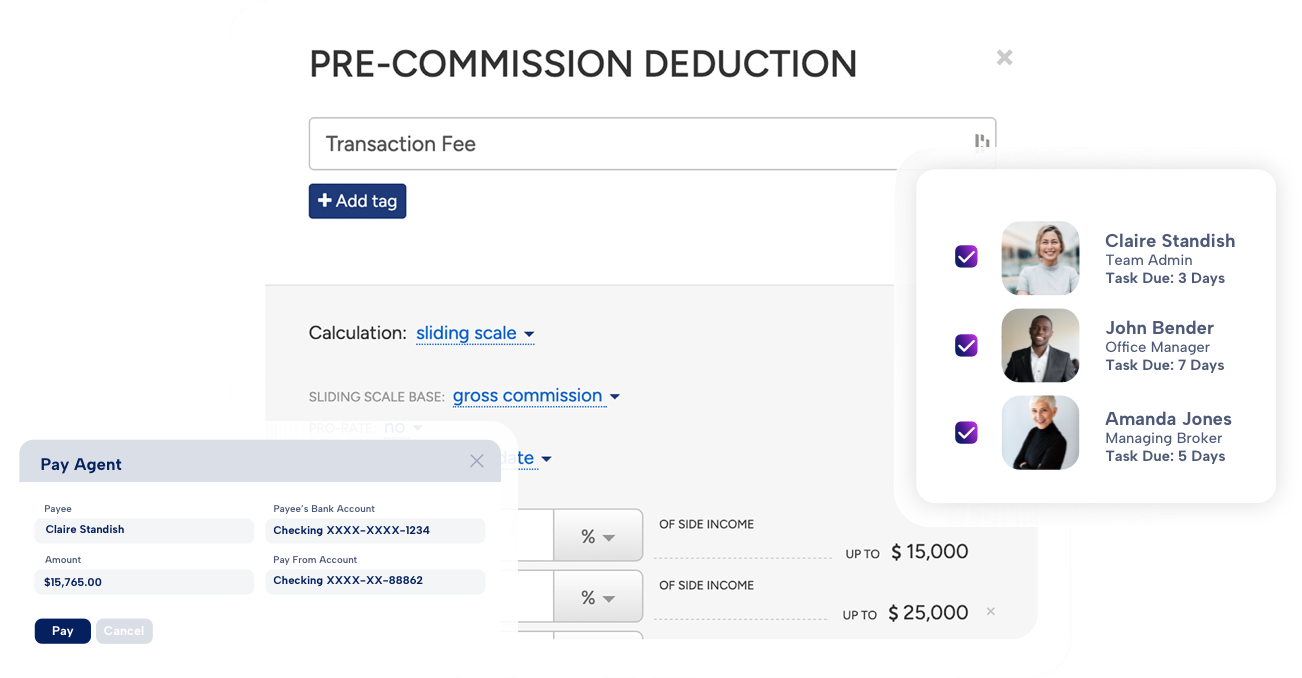 BO - Transaction management product shot
