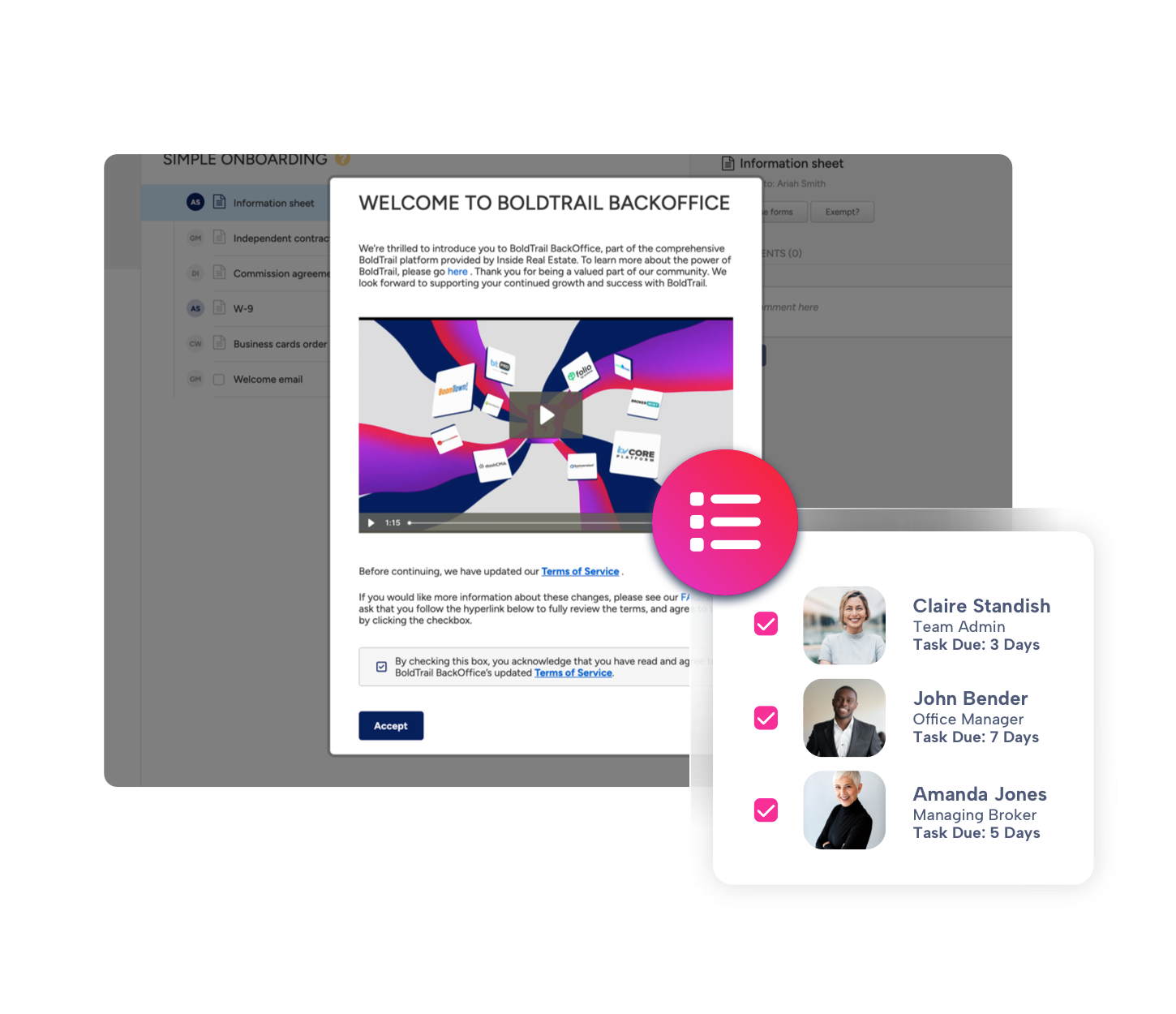 BoldTrail BackOffice Smooth Onboarding