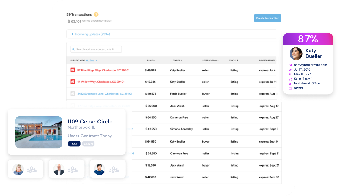 BO - Transaction management product shot
