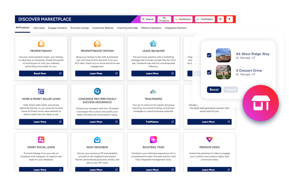 BoldTrail Marketplace product shot for tabs