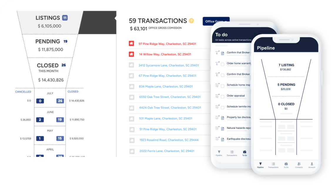 BO - Transaction management product shot