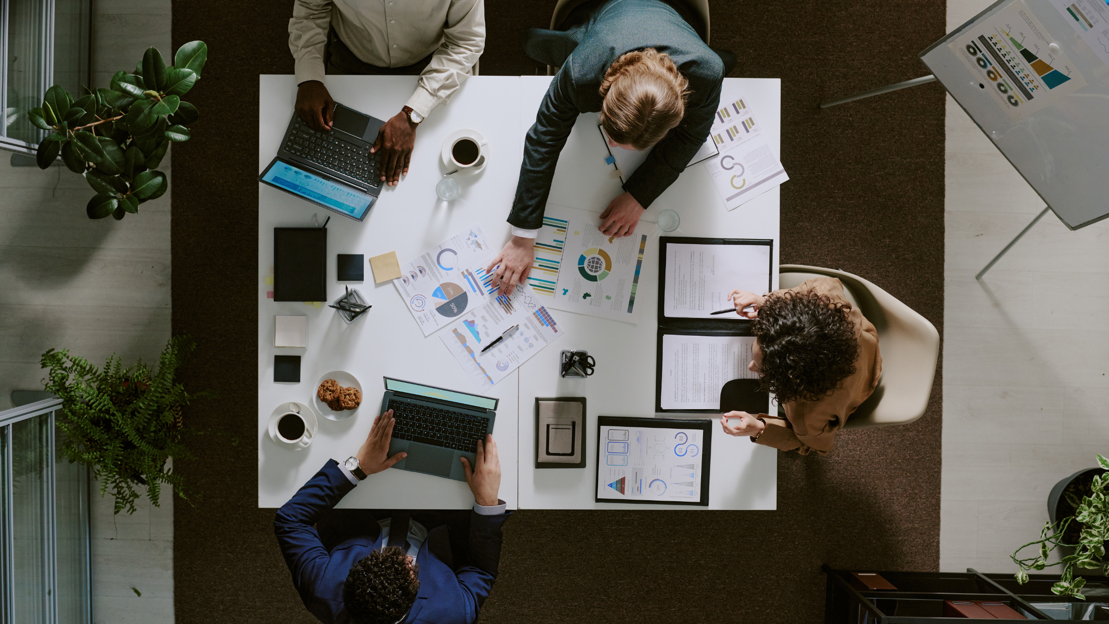 Smiling professional