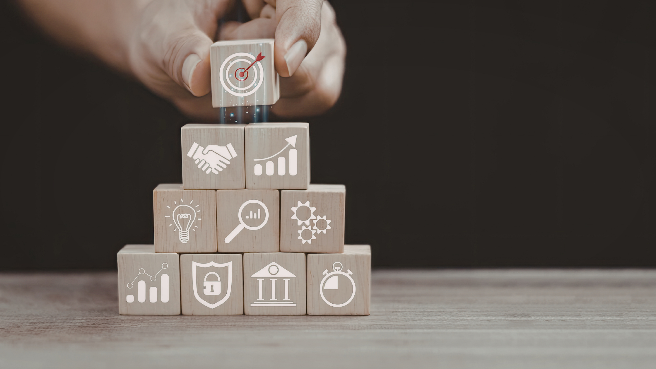 Smiling professional