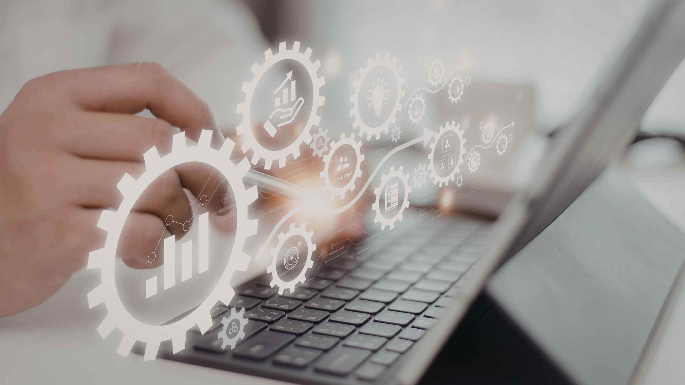 Smiling professional