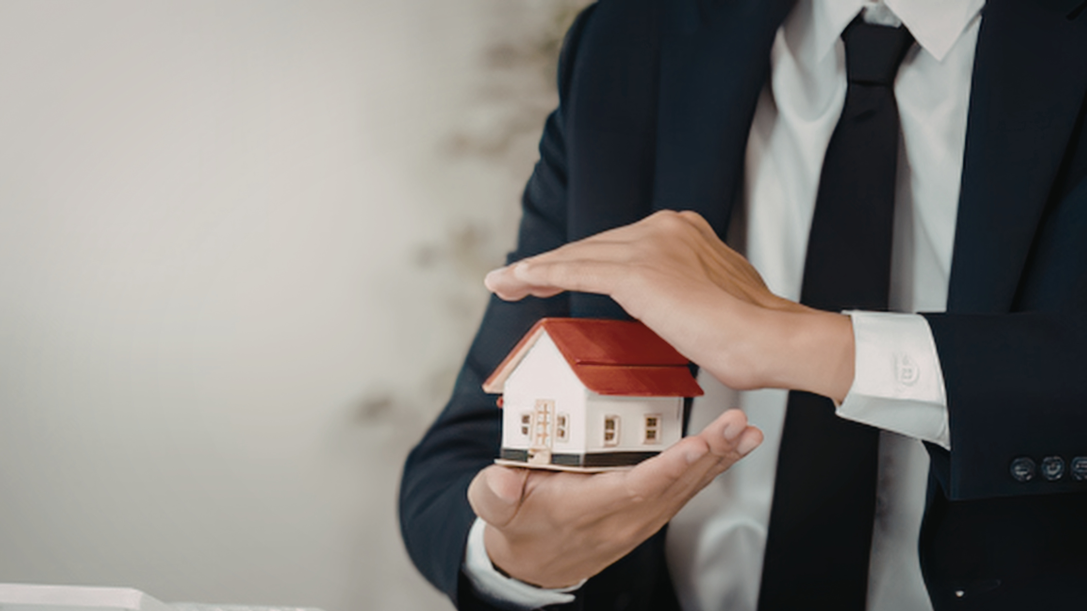 Smiling professional