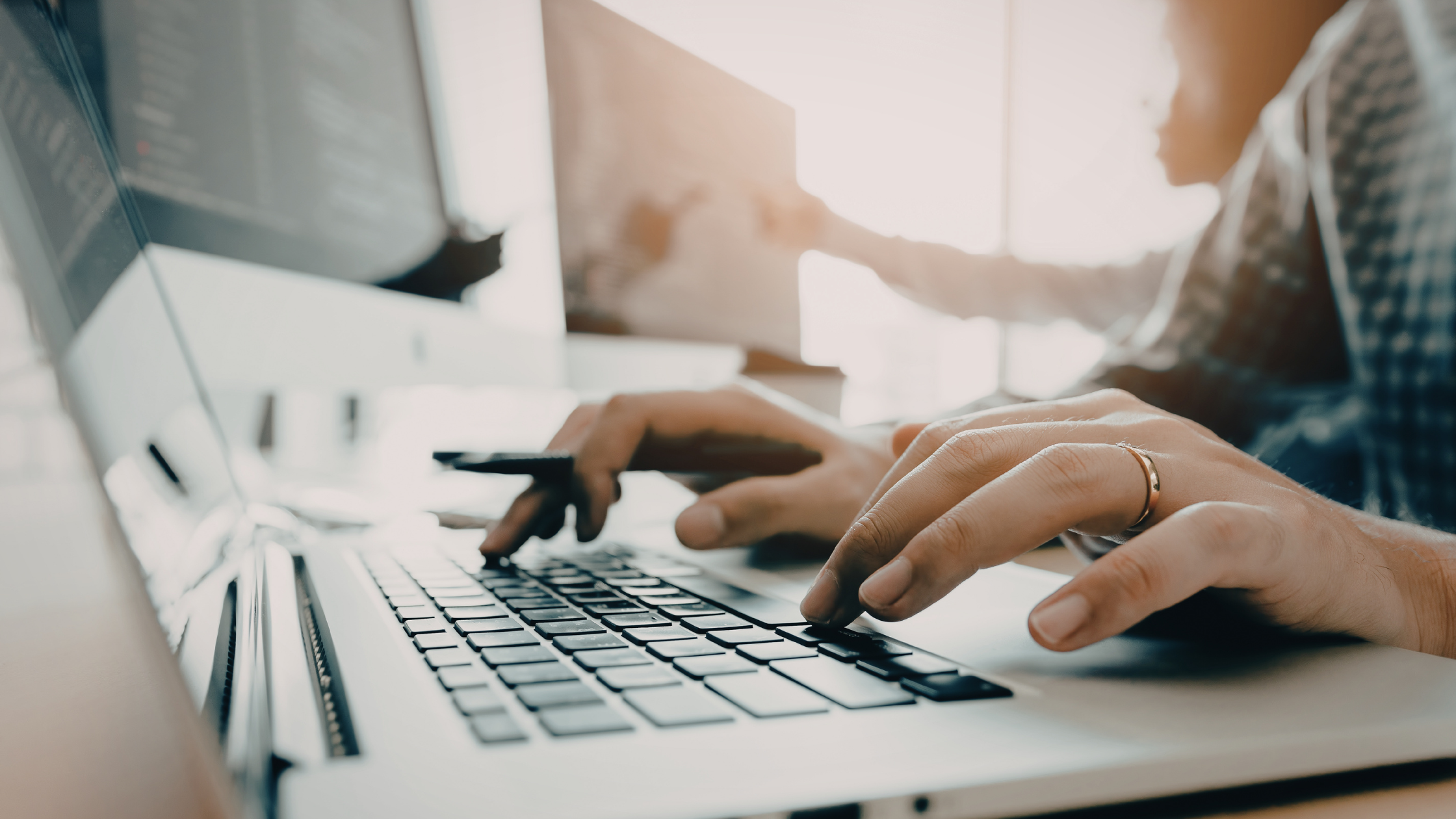 Smiling professional