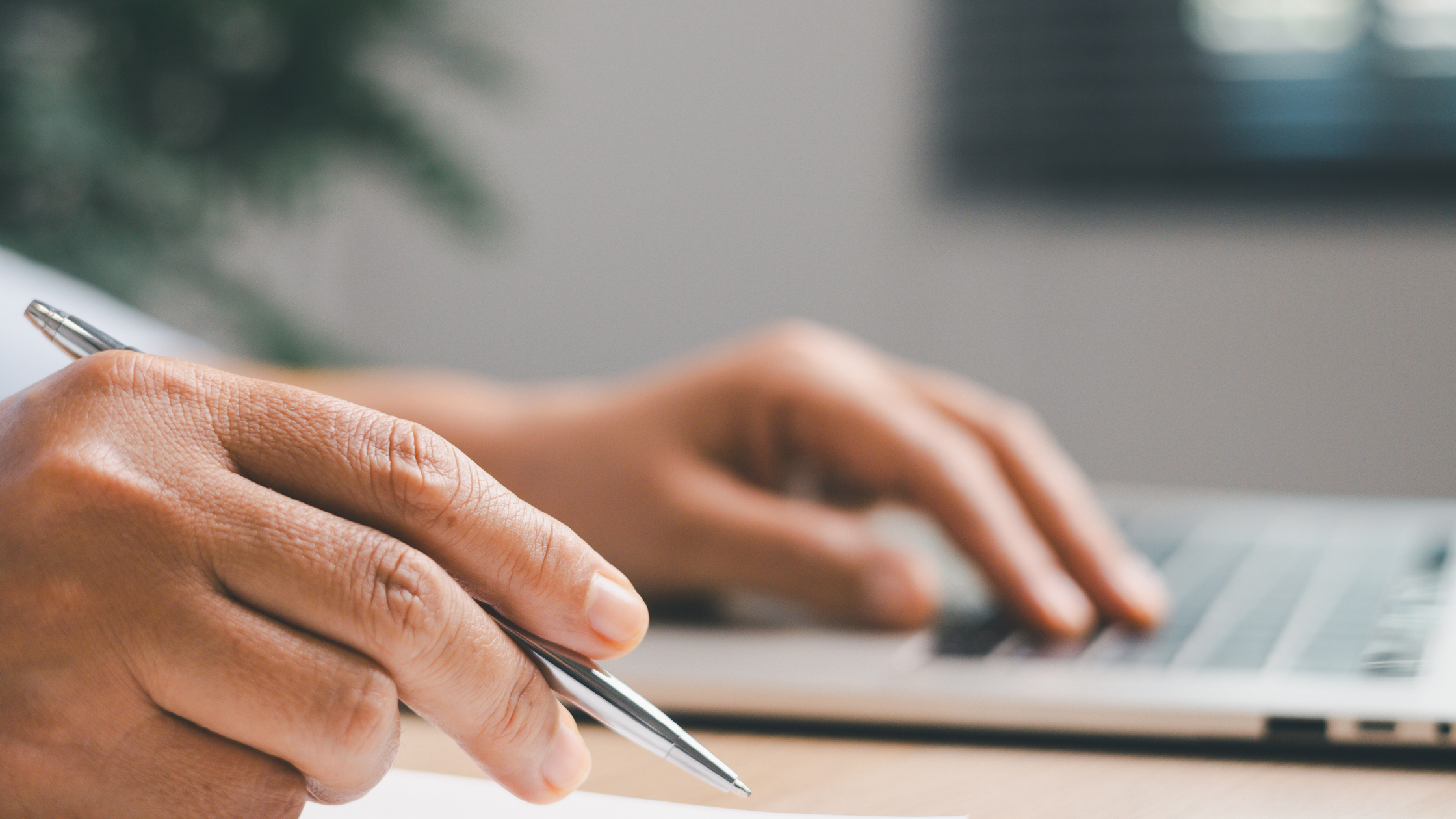 Smiling professional