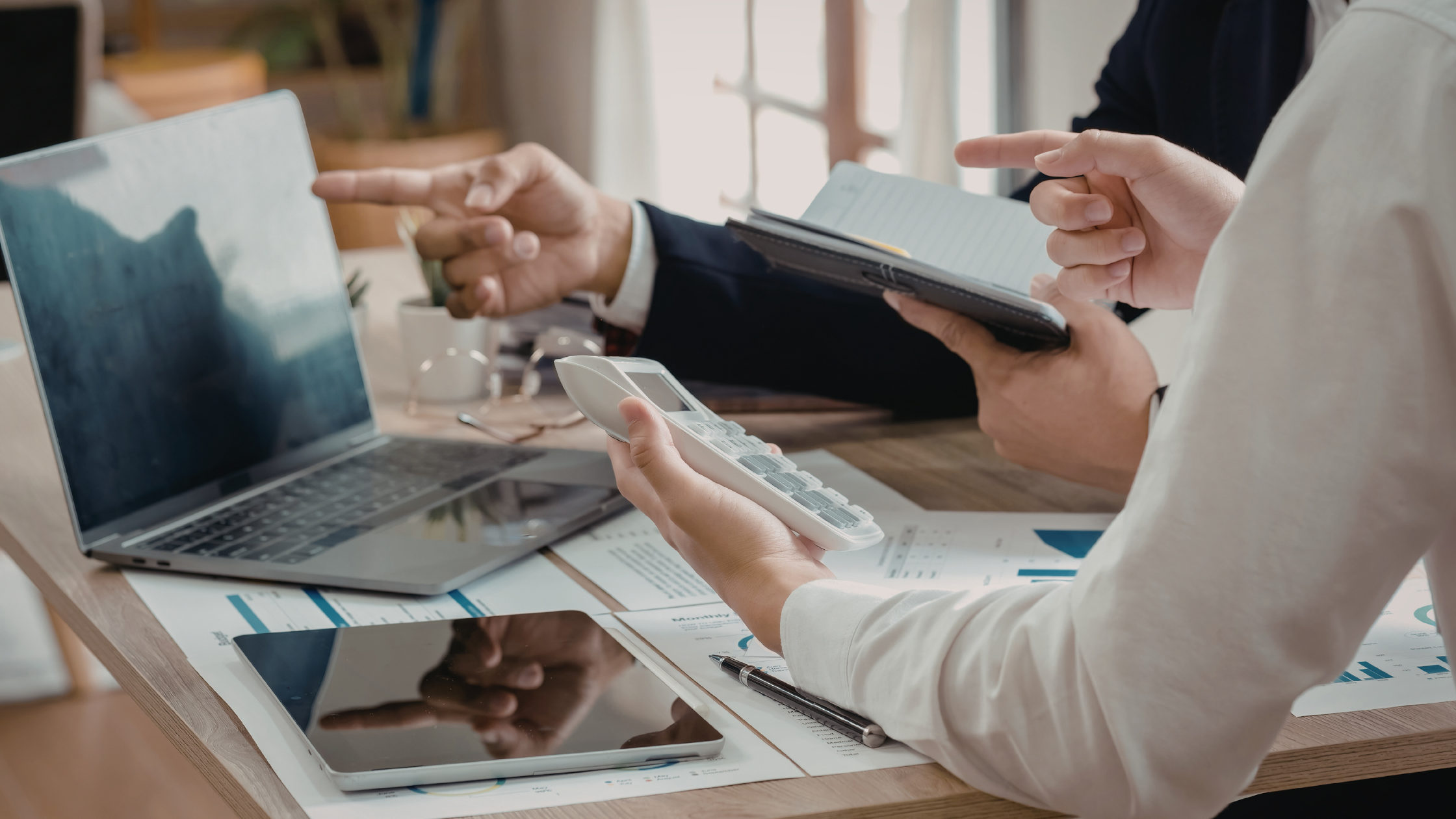 Smiling professional