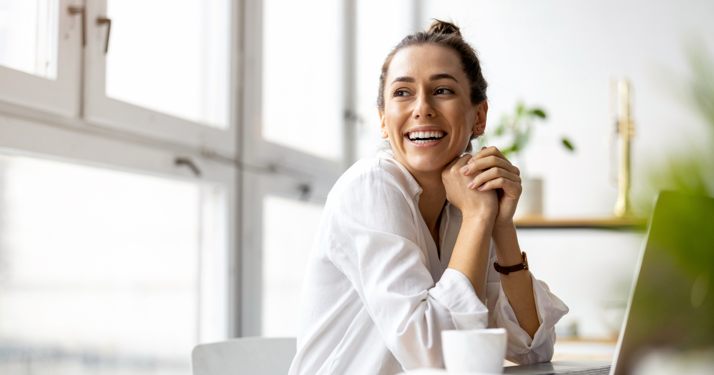 Smiling professional